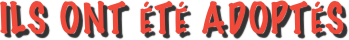 ils ont été adoptés